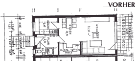 Grundrissgestaltung vorher
